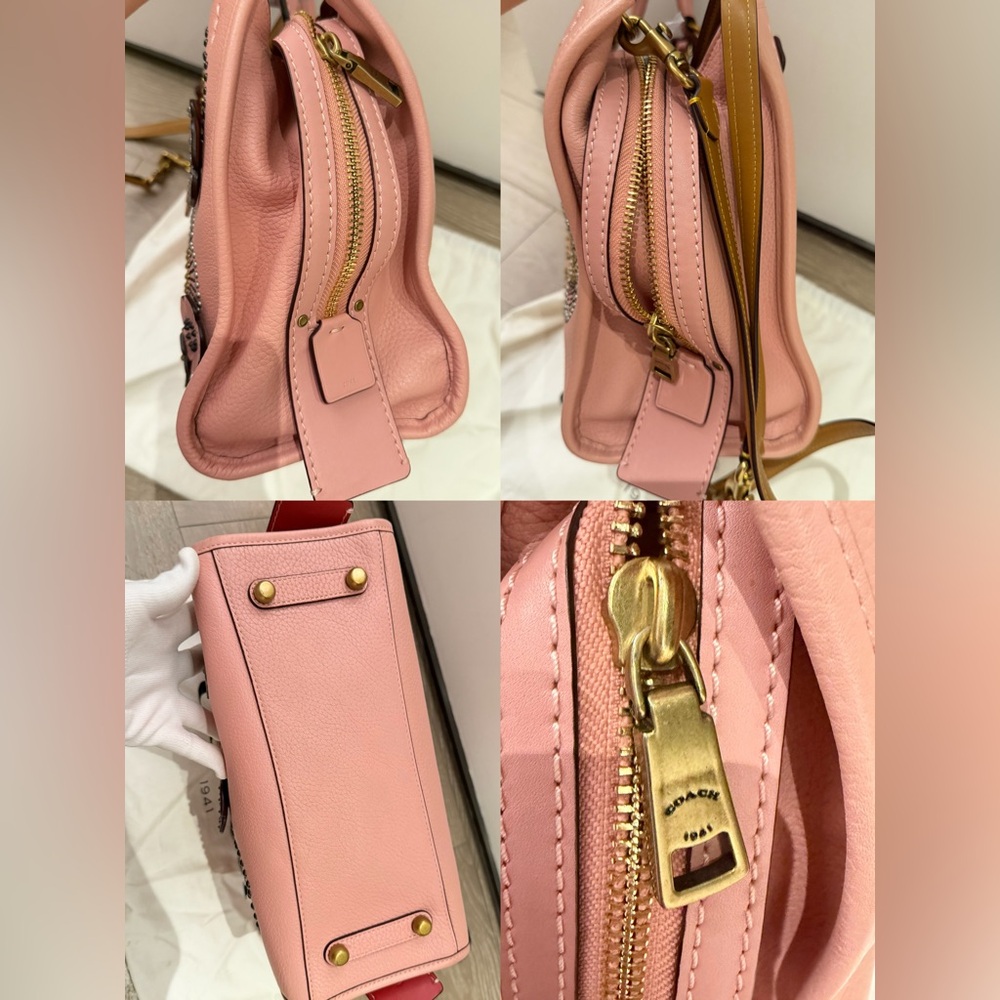 Coach 1941 Rogue 31 With Tea Rose Rivets Peony - Picture 13 of 15